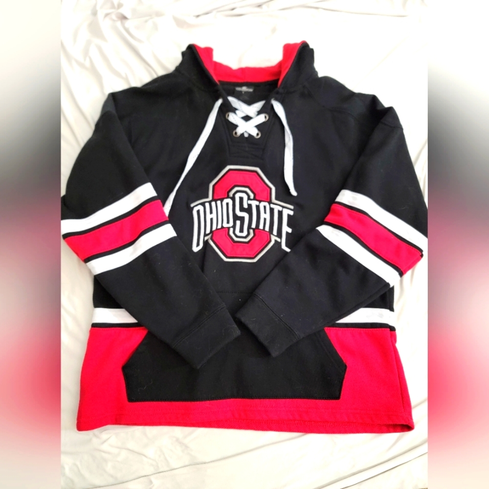 Ohio state hockey hoodie sweatshirt